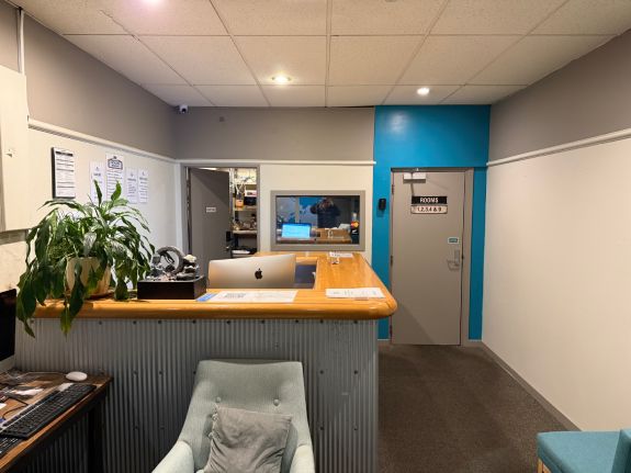 Reception area