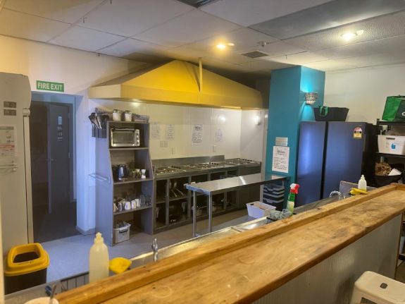 Hostel kitchen